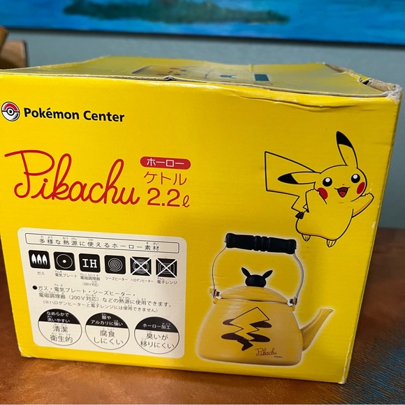 Pokémon Center Pikachu Tea Kettle Yellow Pikachu Teapot Japan with box - Picture 8 of 16
